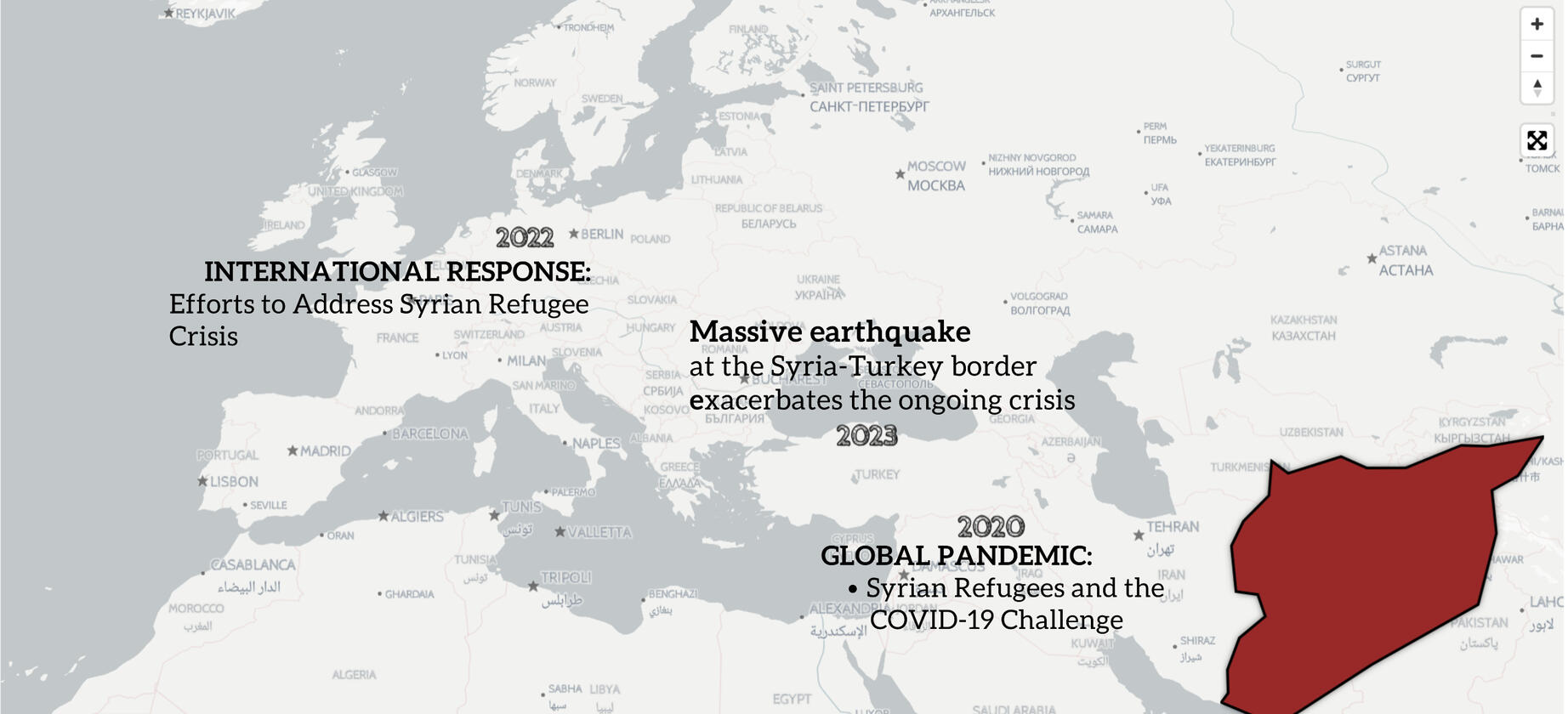 SyrianRefugeeCrisis 2020-2023