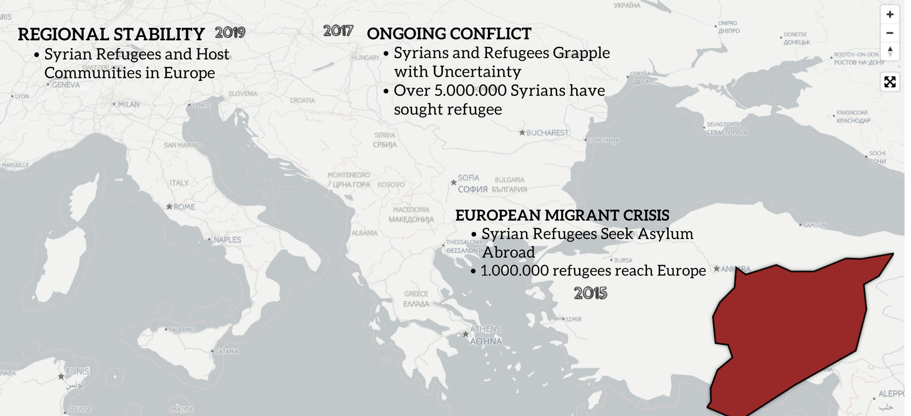 SyrianRefugeeCrisis SyrianRefugeeCrisis 2015-2019